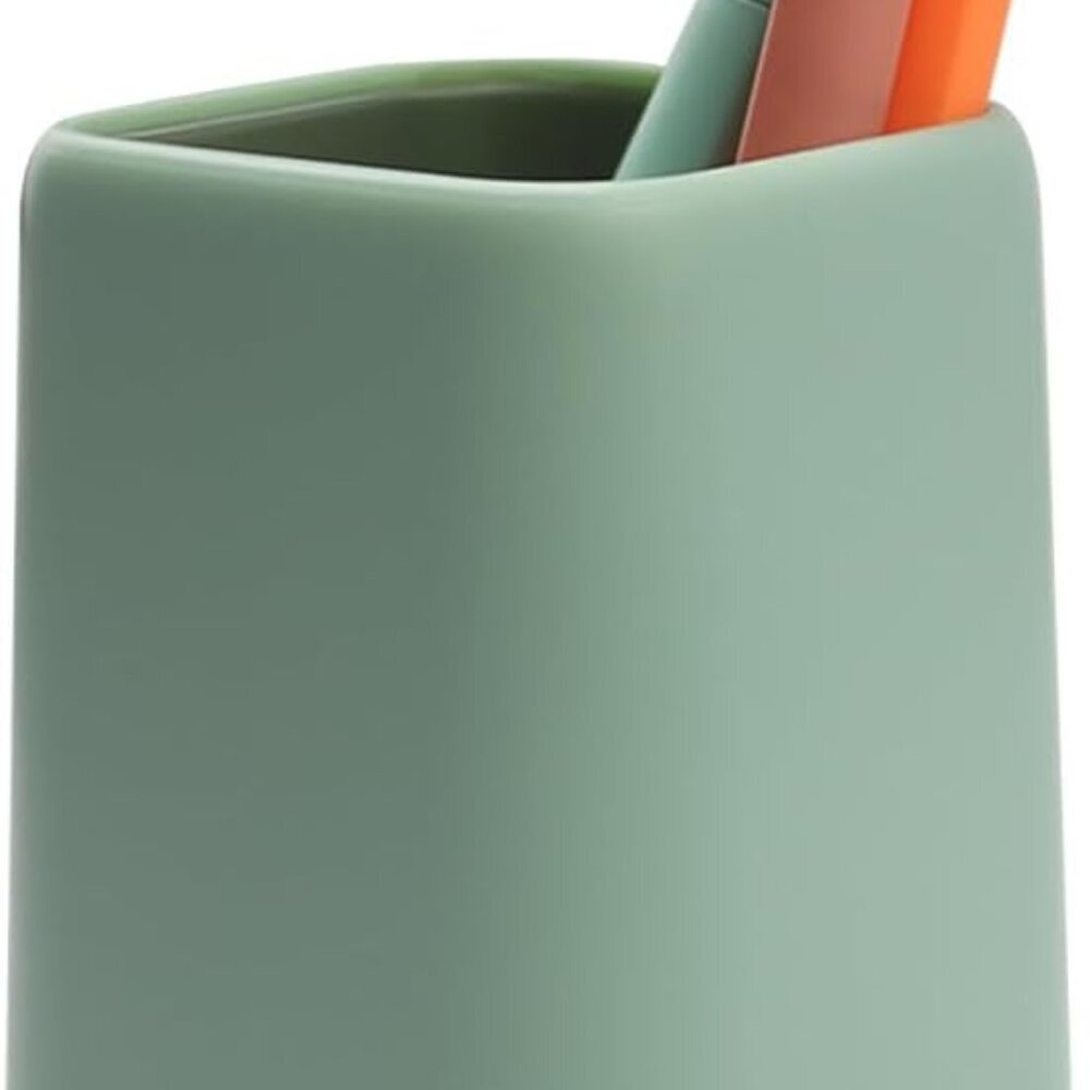Pencil Holder, Pen Cup Makeup Brush Holder, Desktop Organizer Storage Case Scand